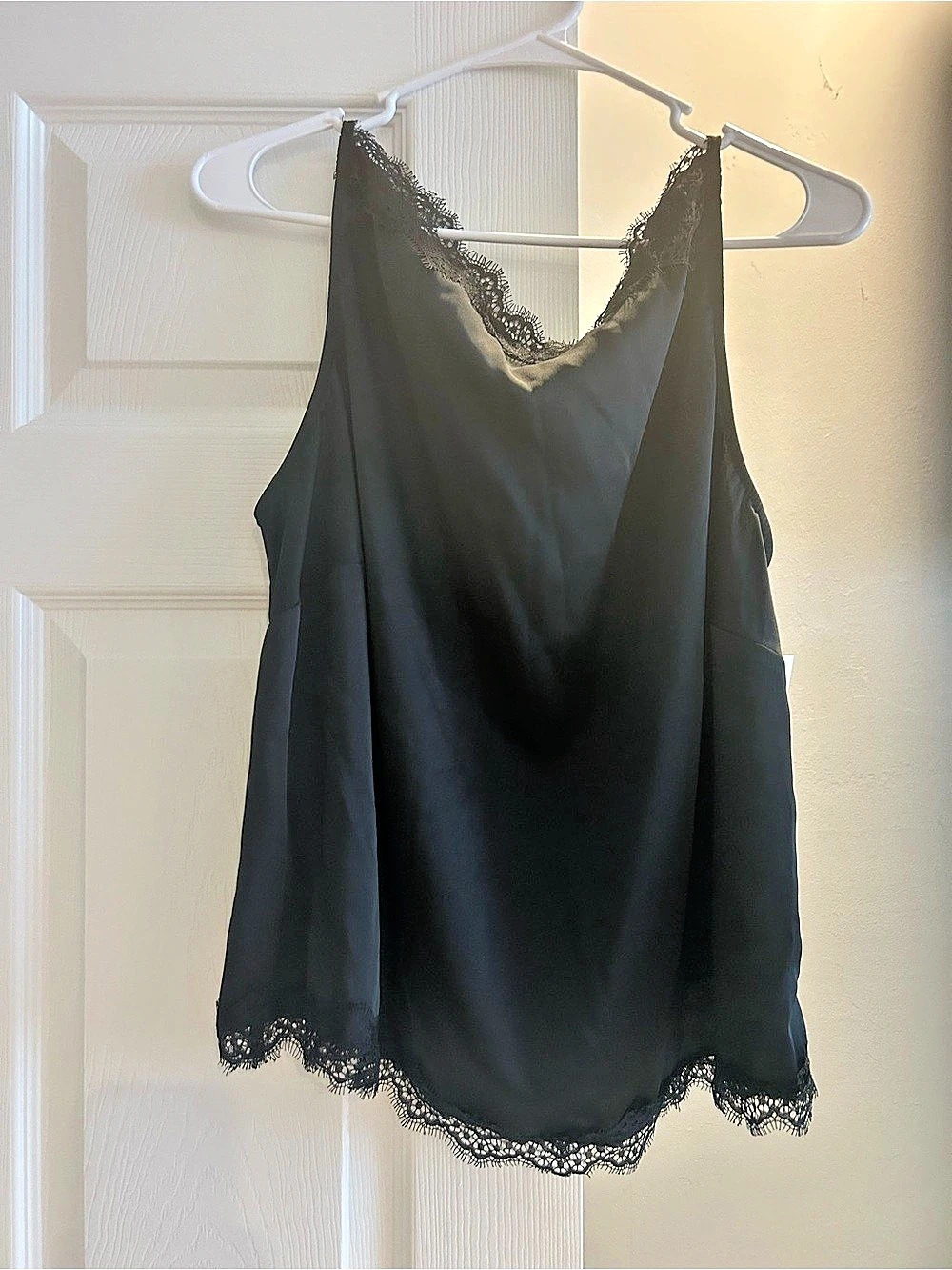 NWT A New Day Lace Trim Satin Cami